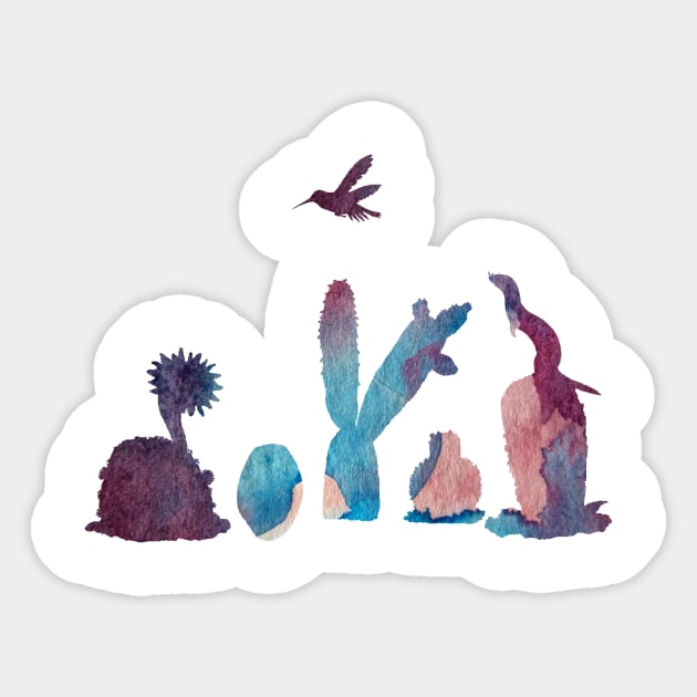 Cacti Sticker by TheJollyMarten